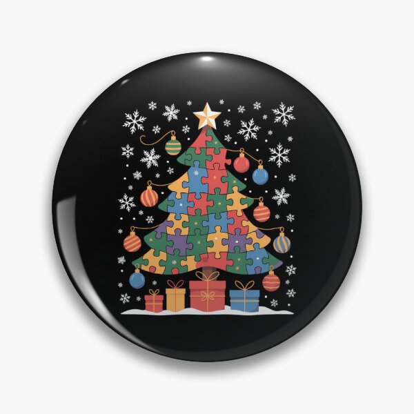 Item preview, Autism Christmas Tree for Proud Autistic designed and sold by JulienAureo.