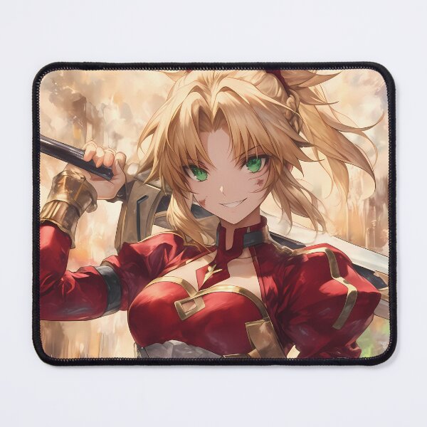Item preview, Mordred Red Saber Fate Grand Order Fiery Warrior Proud Battle Energy designed and sold by HumbertoValveno.