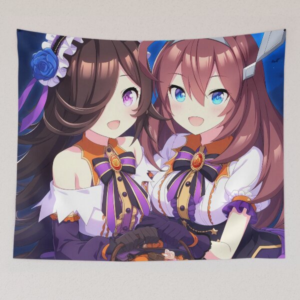 Item preview, Rice Shower Uma Musume Pretty Derby Halloween Pumpkin Basket designed and sold by Zwjona.
