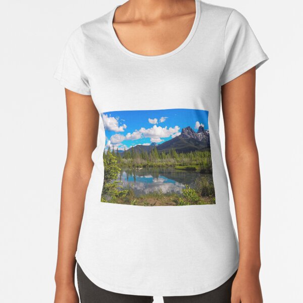 Canmore, Alberta, Canada Premium Scoop T-Shirt