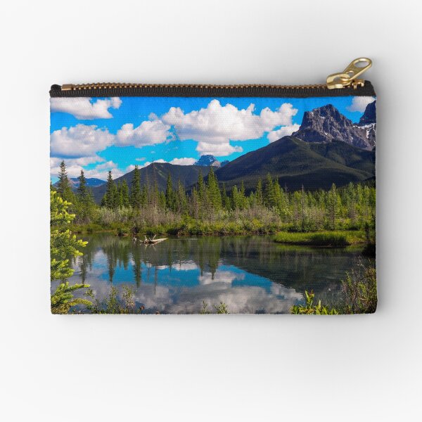 Canmore, Alberta, Canada Zipper Pouch