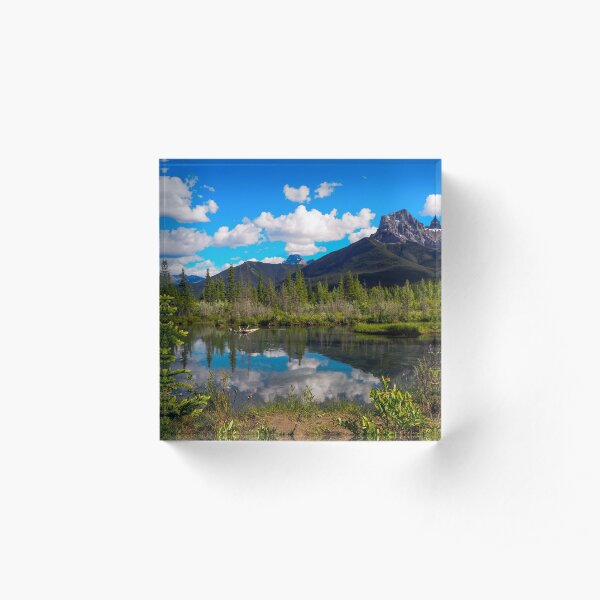 Canmore, Alberta, Canada Acrylic Block
