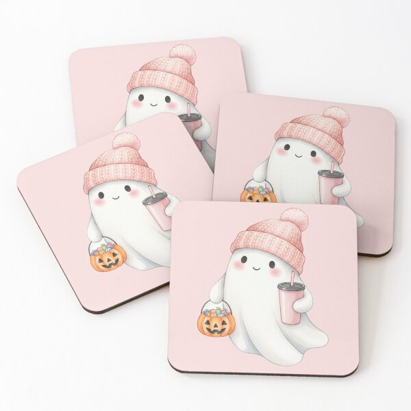 Item preview, Sweet Ghost with Pumpkin & Drink designed and sold by 0606PM.