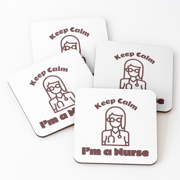 Item preview, Keep Calm I’m a Nurse Funny Medical Quote Design for Healthcare Heroes designed and sold by Ani-24.