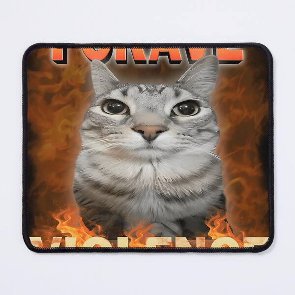 Item preview,  I Crave Violence Funny Cat Meme designed and sold by Ryancia.