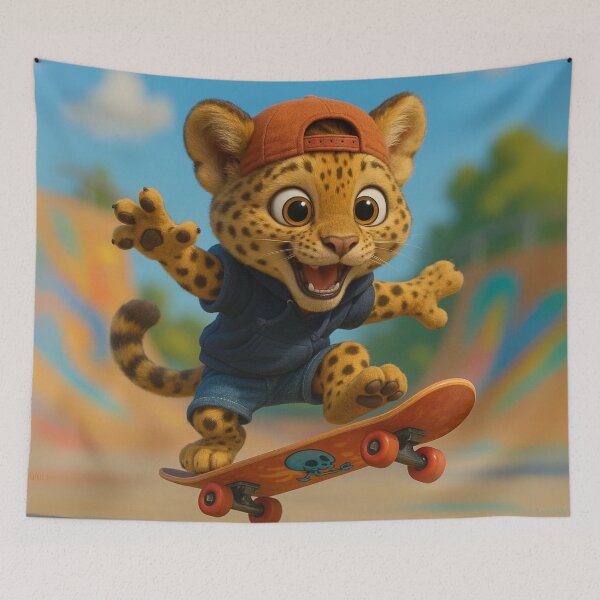 Item preview, Skater Jaguar designed and sold by Sillytoe.