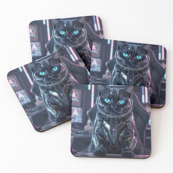 Item preview, CyberPaw: Commander of the Neon Grid designed and sold by infiniterealmsX.