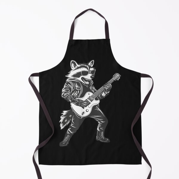 Item preview, Raccoon Funny Guitarist with Animal Rockers guitarist designed and sold by MOHAMED FRASER.