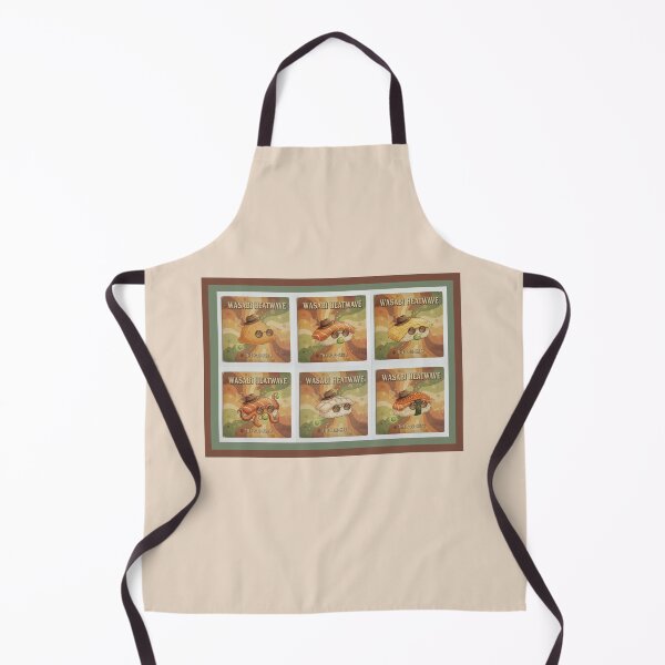 Item preview, The Wasabi Heatwave band era retro sushi nigiri food gift illustration funny designed and sold by Eleven11Studio.