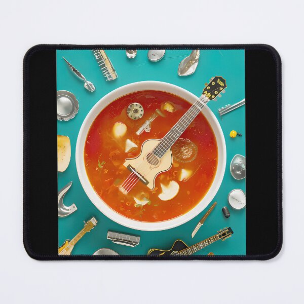 Item preview, Guitar Soup Surreal Art designed and sold by ThomasGarcir.