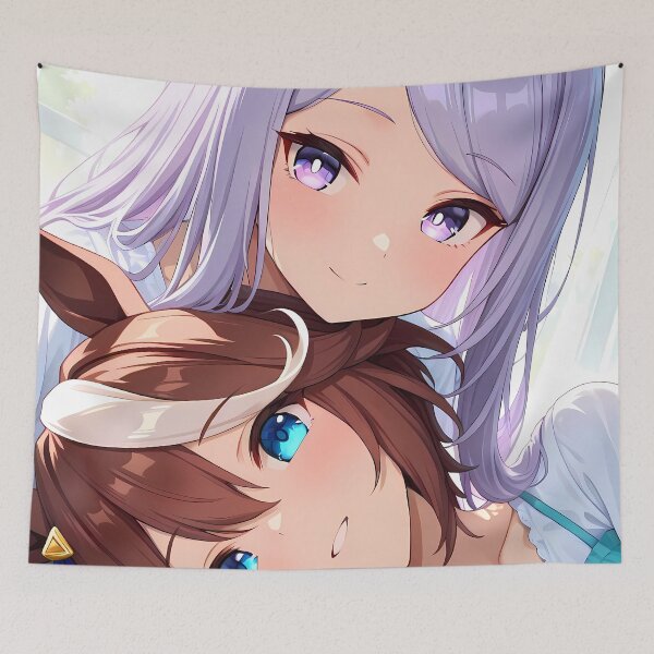 Item preview, Tokai Teio Mejiro Mcqueen Uma Musume Game Sweet Anime Girl Friendship Bond designed and sold by Zwjona.