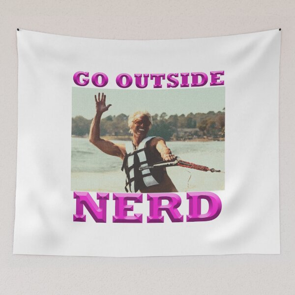 Item preview, Go Outside Nerd Baby Billy designed and sold by SOCIAL-GEEK.