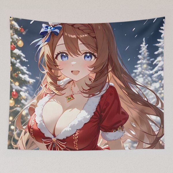 Item preview, Super Creek Uma Musume Pretty Derby Christmas Anime Girl Waifu Beauty designed and sold by Zwjona.