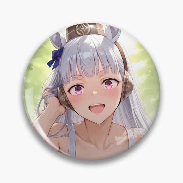 Item preview, Gold Ship Uma Musume Pretty Derby White Sport Forest Smile designed and sold by Zwjona.