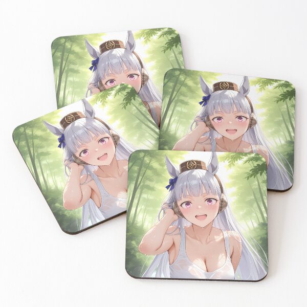 Item preview, Gold Ship Uma Musume Pretty Derby White Sport Forest Smile designed and sold by Zwjona.