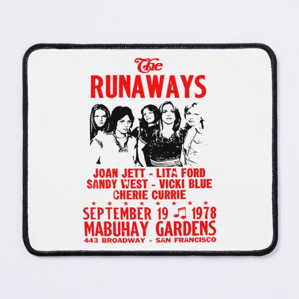 Item preview, Vintage The Runaways Joan Jett Lita Ford Sandy West Vicki Blue Cherie Currie September Mabuhay Gardens Broadway San Francisco designed and sold by ArvelZieme.