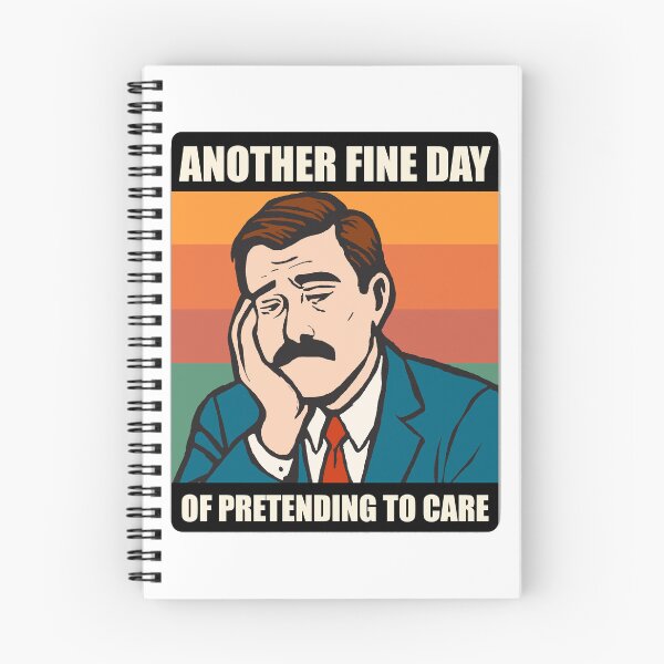 Item preview, Another Fine Day of Pretending to Care designed and sold by Koony House and Field.