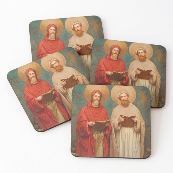 Item preview, Saints Cosmas and Damian designed and sold by SanctifiedSouls.