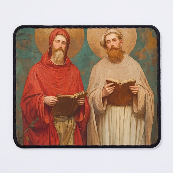 Item preview, Saints Cosmas and Damian designed and sold by SanctifiedSouls.