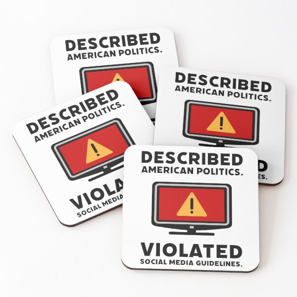 Item preview, Described American politics. Violated social media guidelines.  designed and sold by Rachel the Artist .