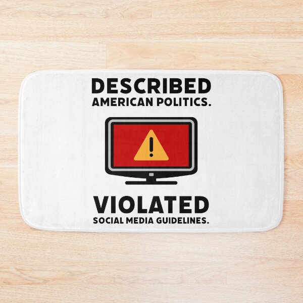 Item preview, Described American politics. Violated social media guidelines.  designed and sold by Rachel the Artist .