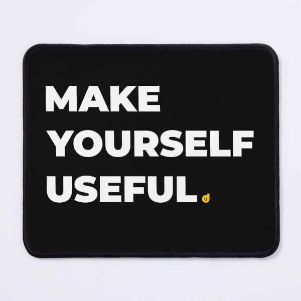 Item preview, MAKE YOURSELF USEFUL – Bold Motivational Typography Design for Productivity & Hustle designed and sold by downUnderInk.