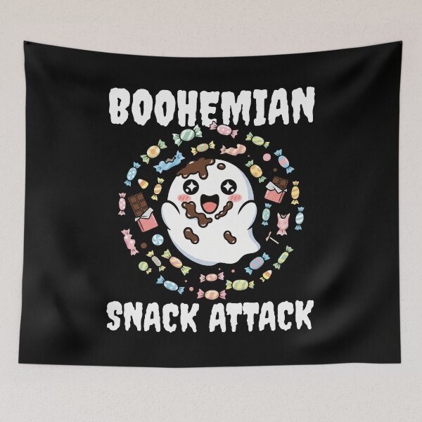 Item preview, BOOHEMIAN SNACK ATTACK - GHOST HALLOWEEN designed and sold by KEF Custom.