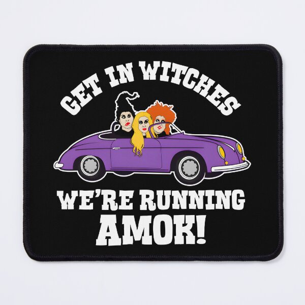 Item preview, Hocus Pocus Sanderson Sisters Car – Get in Witches We’re Running Amok Funny Halloween Art designed and sold by KINGOFSTICKER.
