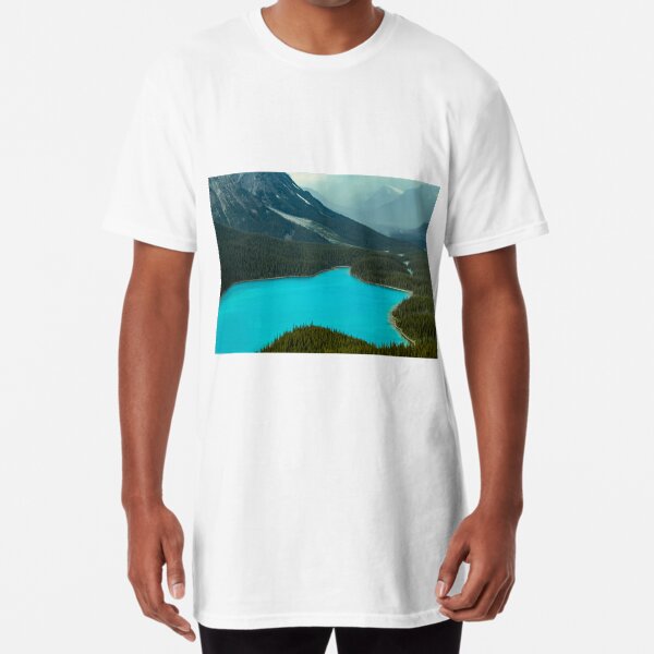 Moraine Lake Banff Icefields Parkway Long T-Shirt