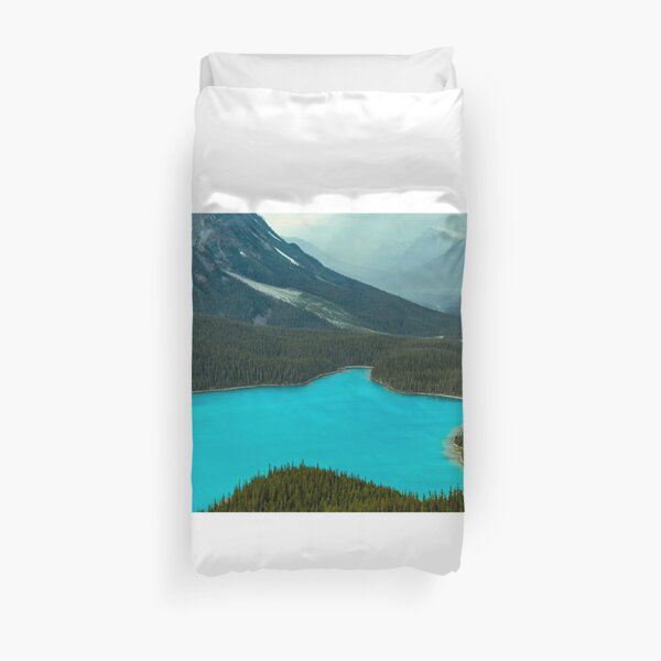Moraine Lake Banff Icefields Parkway Duvet Cover
