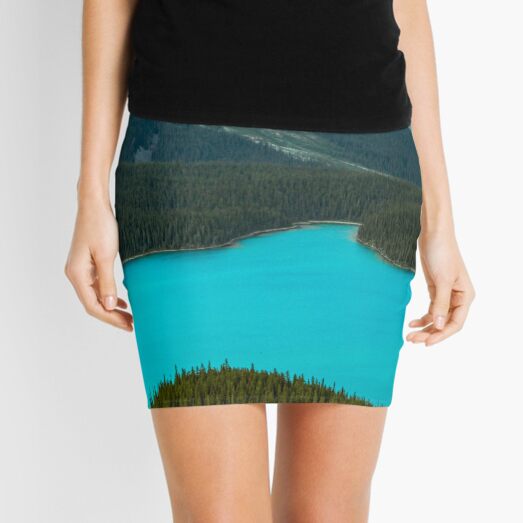 Moraine Lake Banff Icefields Parkway Mini Skirt