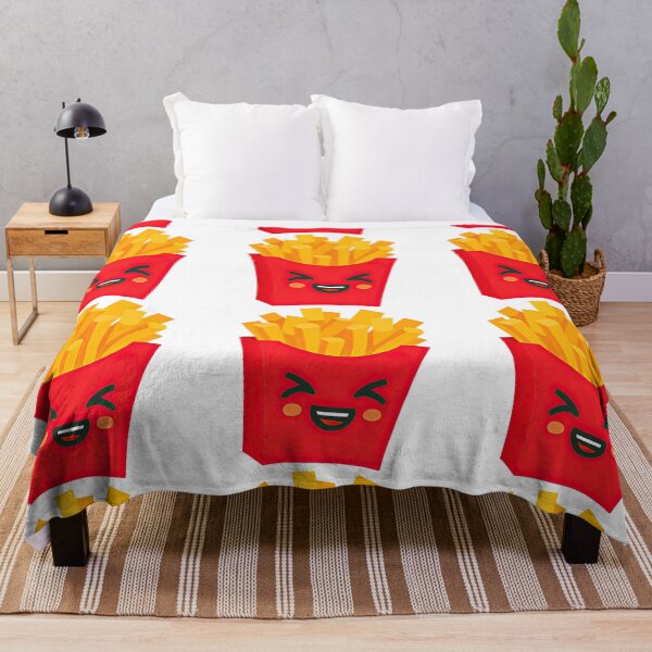 Item preview, Funny Happy French Fries Cartoon Character designed and sold by ArtfulWeave.