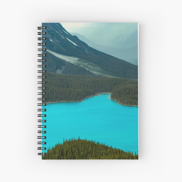 Moraine Lake Banff Icefields Parkway Spiral Notebook