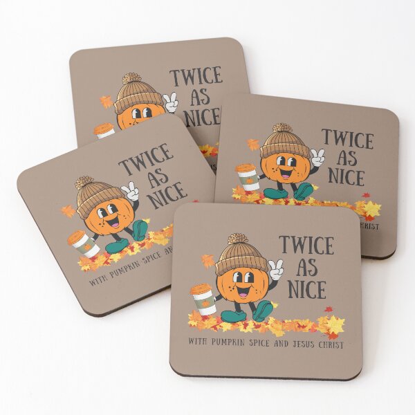 Item preview, Twice As Nice With Pumpkin Spice Coffee And Jesus Christ Vintage  designed and sold by Forevermore.