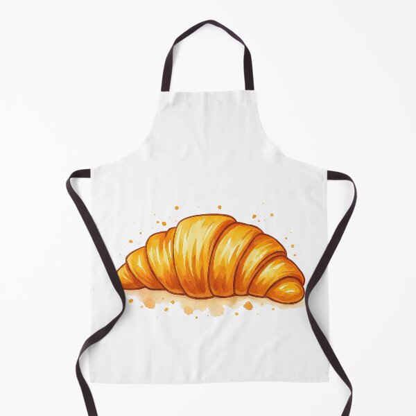 Item preview, Realistic Watercolor Croissant Bakery Illustration designed and sold by ArtfulWeave.