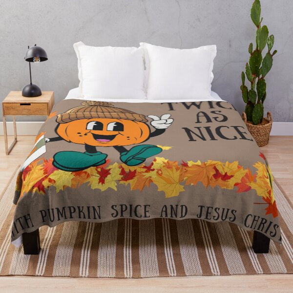 Item preview, Twice As Nice With Pumpkin Spice Coffee And Jesus Christ Vintage designed and sold by Forevermore.