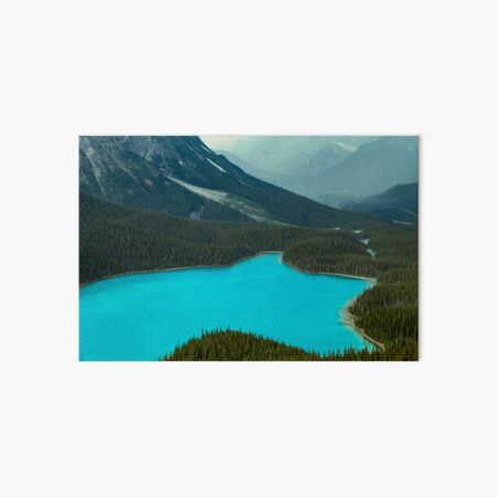 Moraine Lake Banff Icefields Parkway Art Board Print