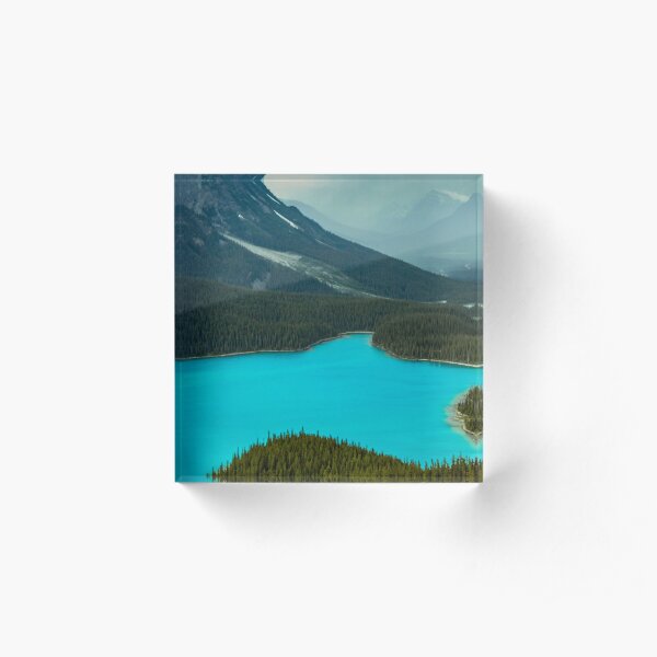 Moraine Lake Banff Icefields Parkway Acrylic Block