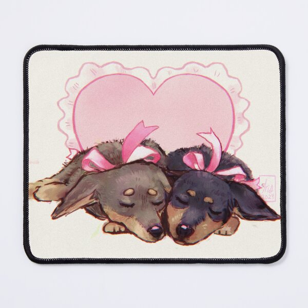 Item preview, sleepy puppies designed and sold by trashcangoddess.