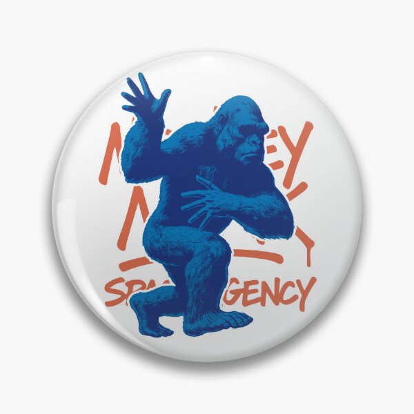 Item preview, MONKEY MARK SPACE AGENCY – Posing Blue Gorilla designed and sold by DixTartare.