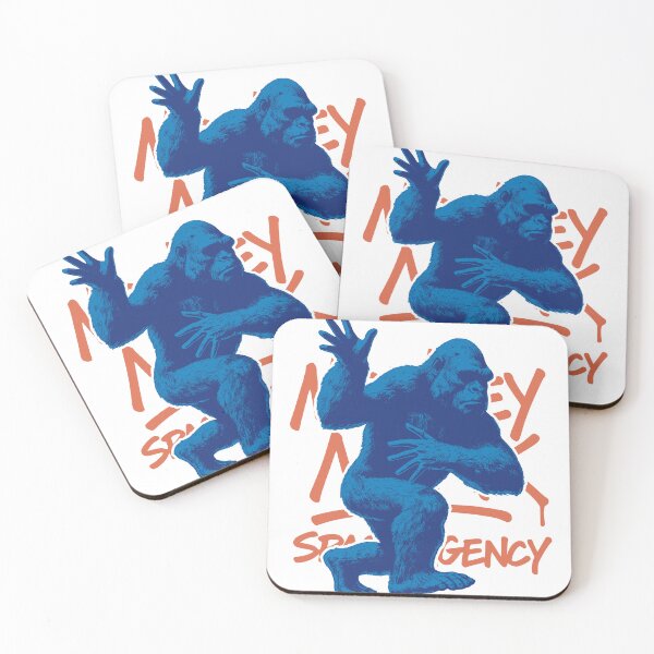 Item preview, MONKEY MARK SPACE AGENCY – Posing Blue Gorilla designed and sold by DixTartare.