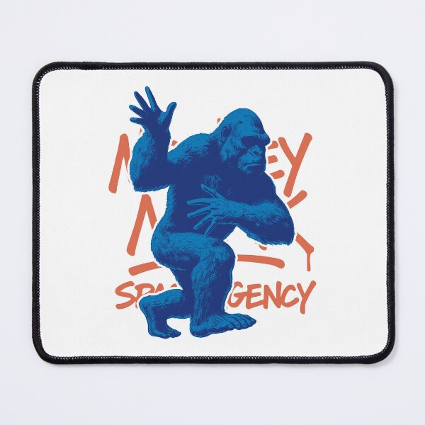 Item preview, MONKEY MARK SPACE AGENCY – Posing Blue Gorilla designed and sold by DixTartare.