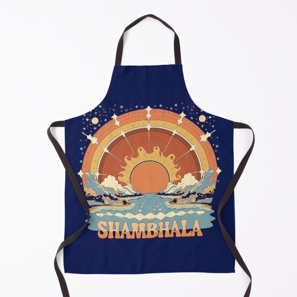 Item preview, Shambhala Retro Cosmic Sunset — Psychedelic Ocean & Mountain Dreamscape designed and sold by Loving Nature Gifts.