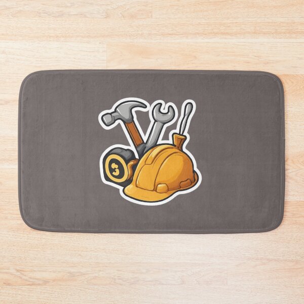 Item preview, Construction Tools Cartoon Sticker – Helmet, Hammer, Wrench & More designed and sold by Visuals-60.