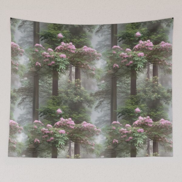 Item preview, Redwoods & Rhododendrons designed and sold by CraftedHome.