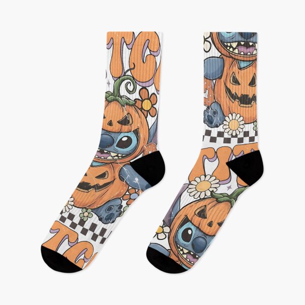Item preview, Lilo & Stitch Pumpkin Costume – Cute Retro Halloween Stitch Art designed and sold by KINGOFSTICKER.