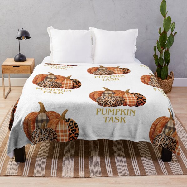 Item preview, Plaid and Leopard Print Pumpkin Task Design designed and sold by Anastasiia Yurevych.