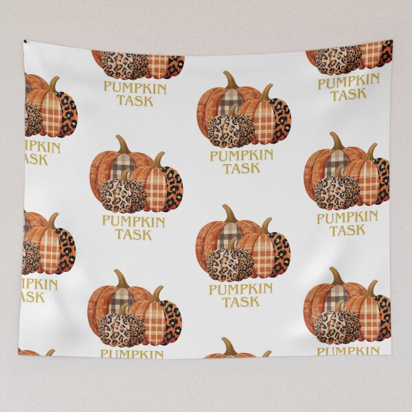 Item preview, Plaid and Leopard Print Pumpkin Task Design designed and sold by Anastasiia Yurevych.