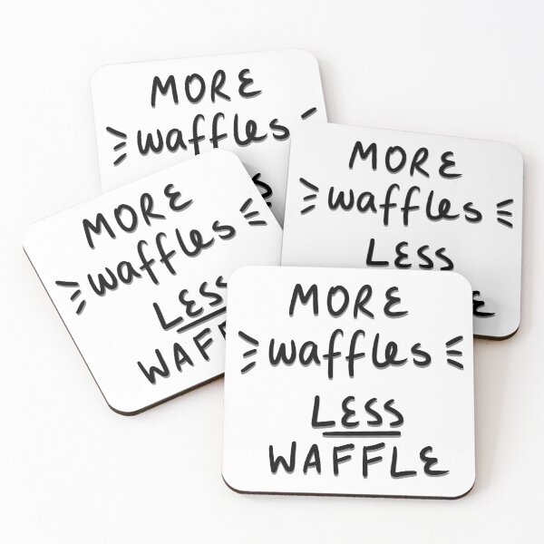 Item preview, More waffles, less waffle designed and sold by HeyMel-Comms.
