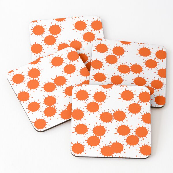 Item preview, Bold Orange Paint Splatter - Grunge Art Design designed and sold by Swati's Digital Den.